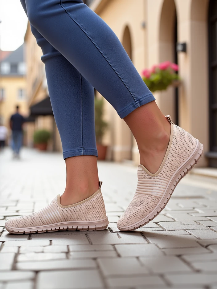 Royalfashion дамски обувки тип слип-он Ollabes