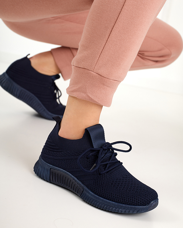 Granatowe damskie buty sportowe Merisal - Obuwie