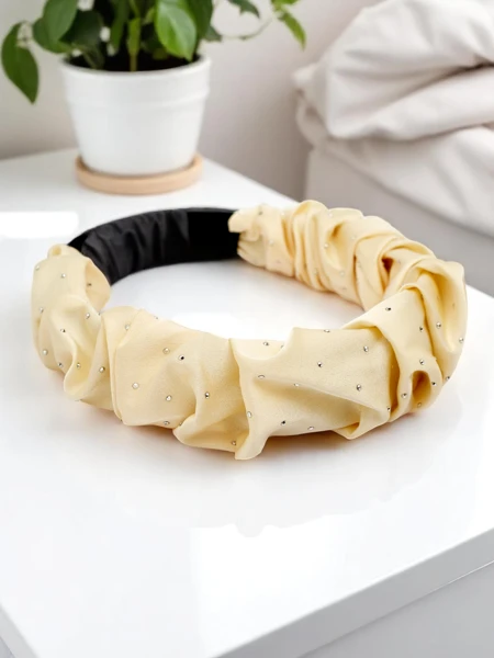 Royalfashion Сатенена лента за коса Bianca