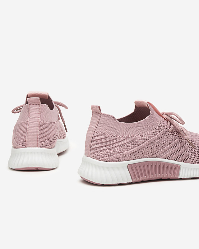 Ciemnoróżowe damskie buty sportowe Merisal - Obuwie