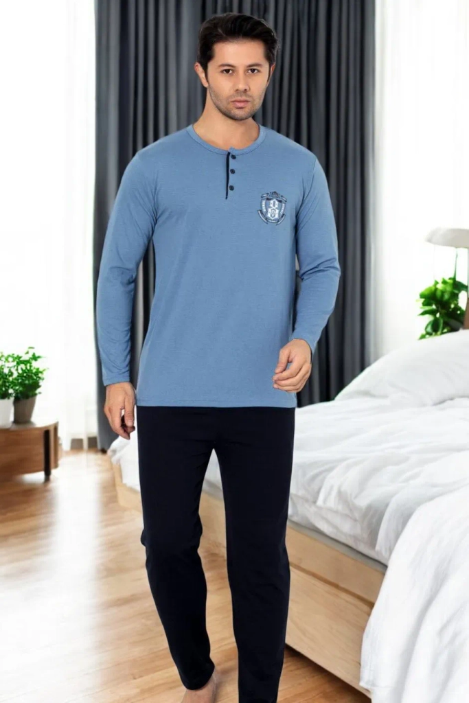 Royalfashion Мъжки Памучен Пижама