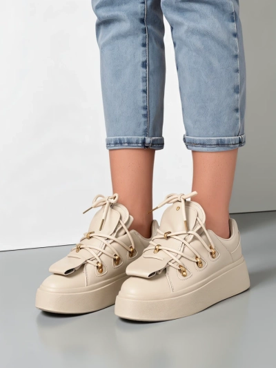 Обувки Royalfashion за жени с декоративен език Domatories